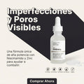 Suero para piel luminosa y suave – Niacinamida + Zinc