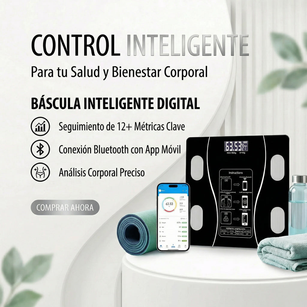 Peso/Balanza Inteligente - Negro
