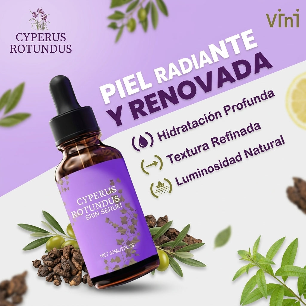 Cyperus Rotundus Serum de la Piel