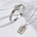 Duo Pulsera Llave (Baño oro y plata)