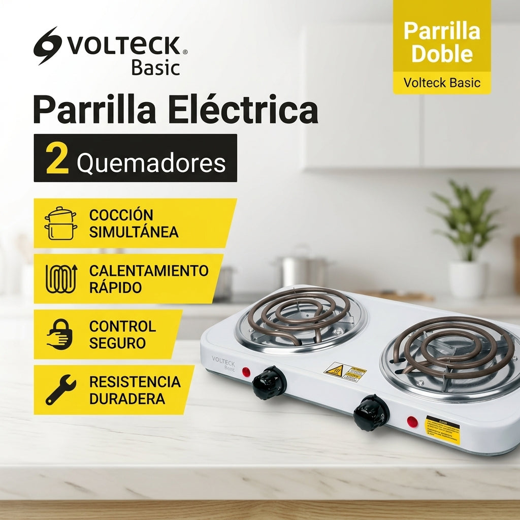 Estufa Electrica 2 Quemadores