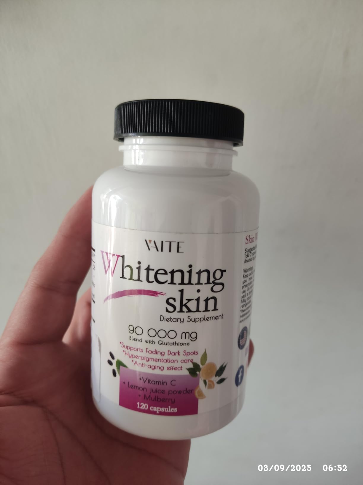Capsulas Antimanchas Faciales Whitening