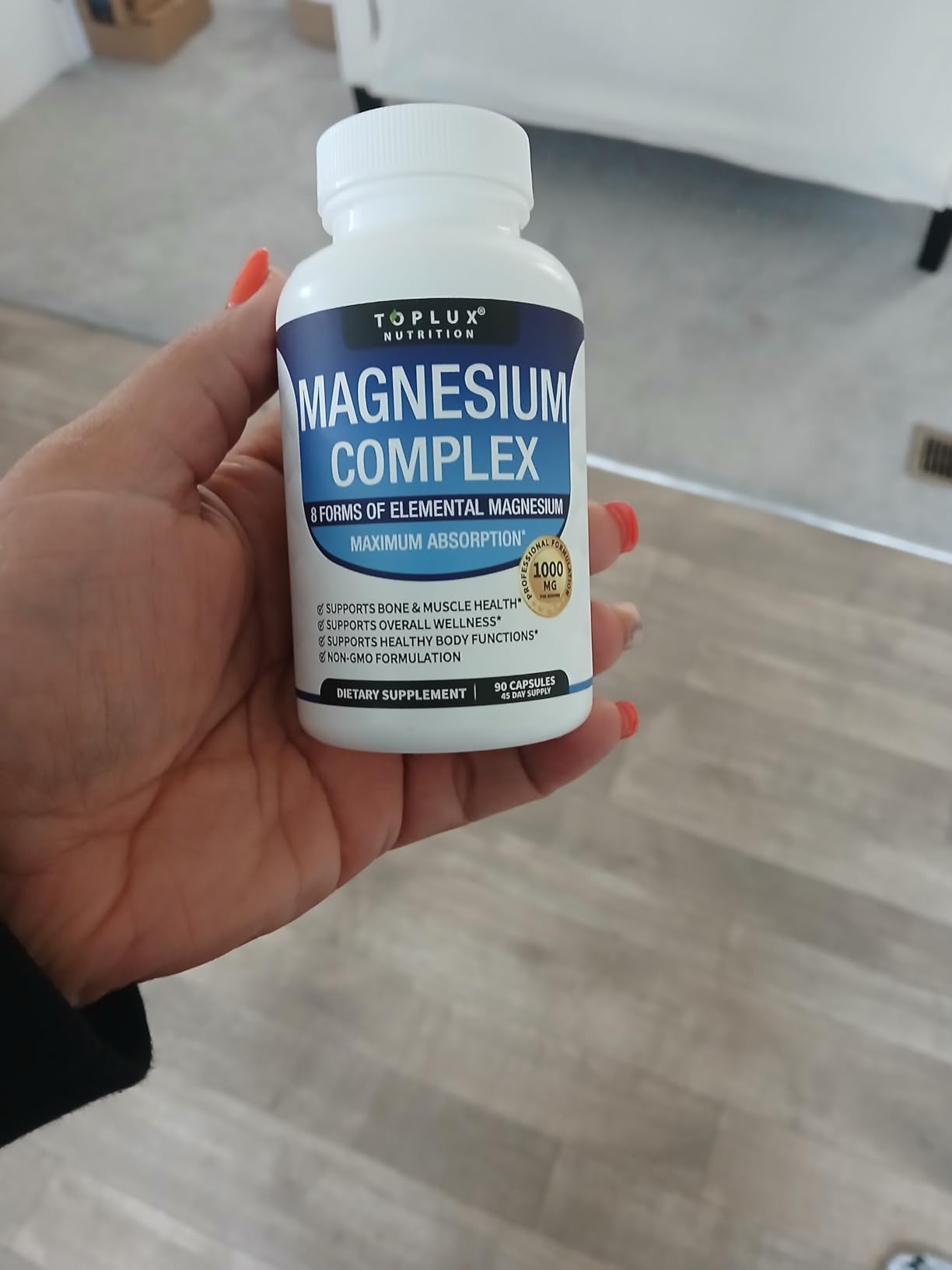 Complejo de Magnesio 1000mg - 90 Capsulas