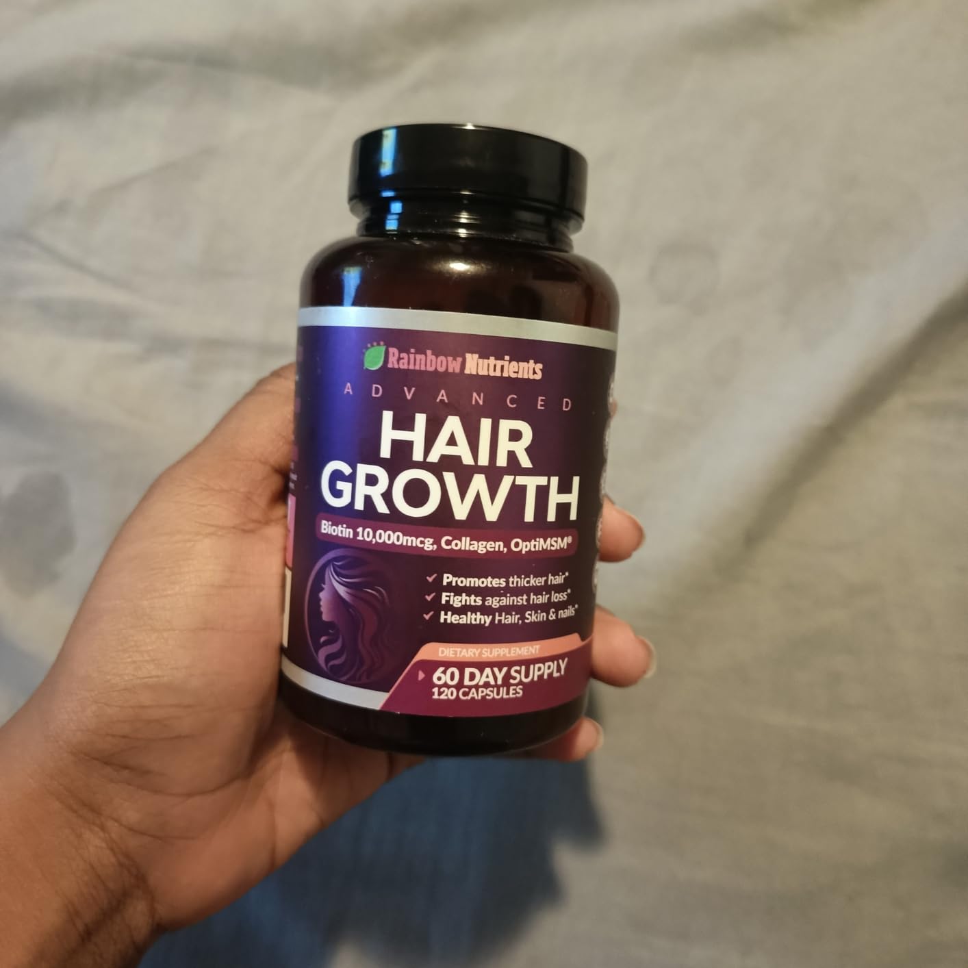 Vitaminas para Crecimiento del Pelo - 120 Capsulas