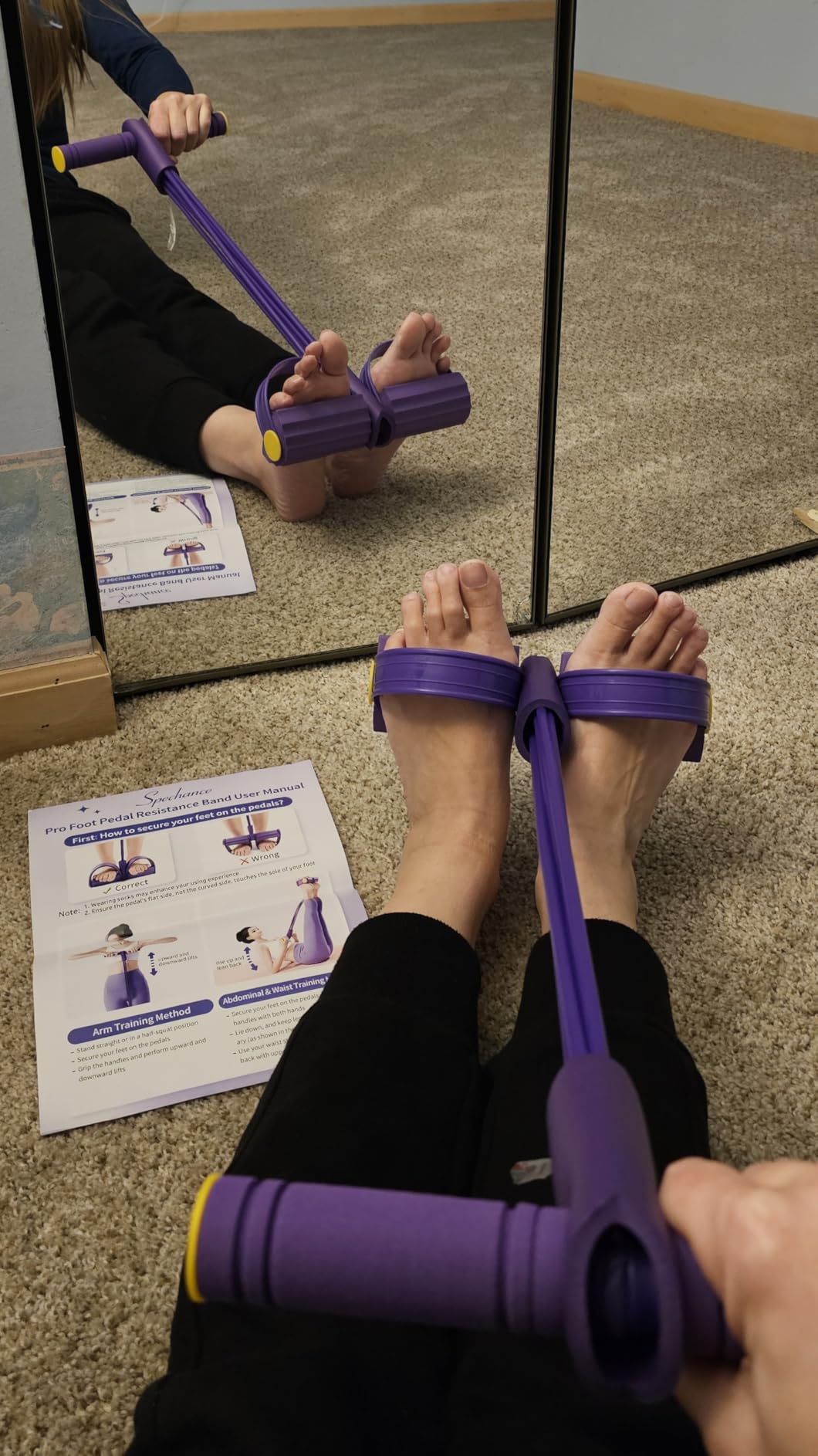 Pedal con Bandas Elastico para Pilates