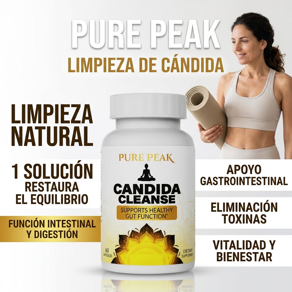 Suplemento Detox Candida - 60 Capsulas