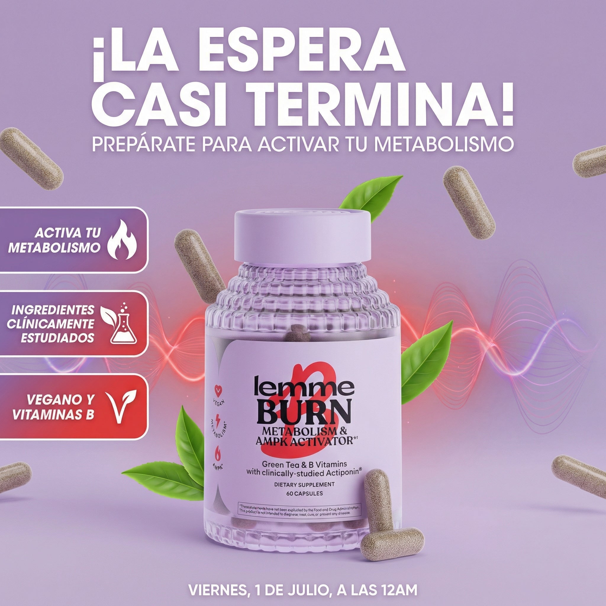 Suplemento para Bienestar y Energía - 60 capsulas