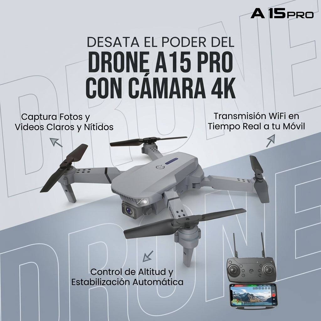 Dron A15 Pro Doble Camara