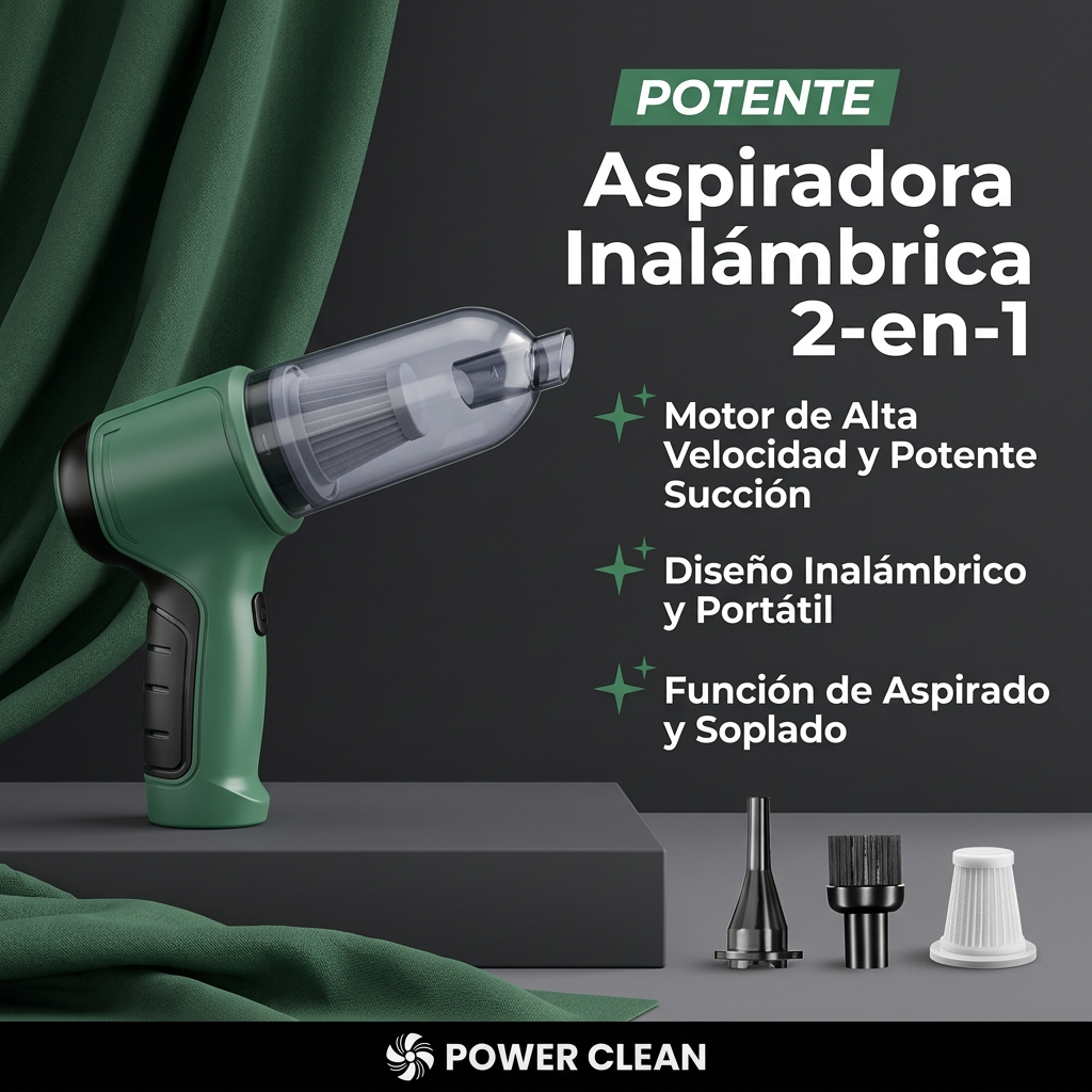 Mini Aspiradora 3 En 1 Vacuum Cleaner