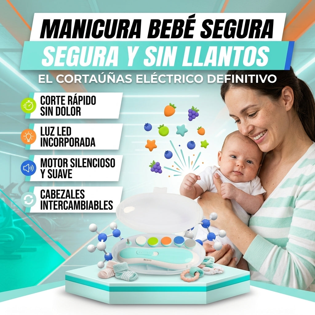 Lima de Uñas Eléctrica para bebés
